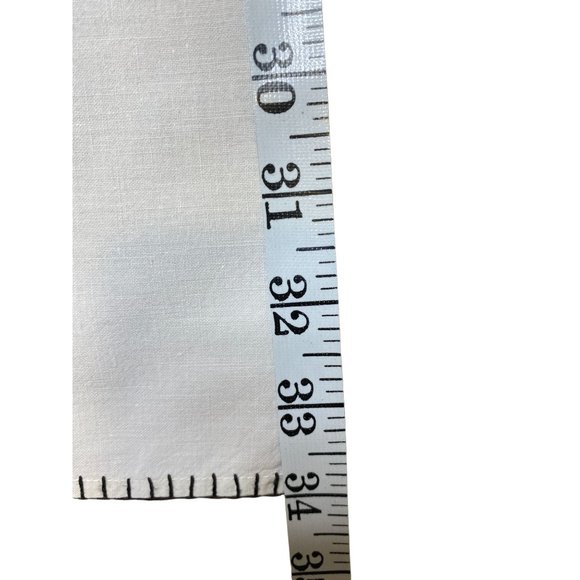 Vtg Handmade Embroidered Needlepoint Small Tablecloth Floral Ribbons Pink Blue 3 - Picture 12 of 12